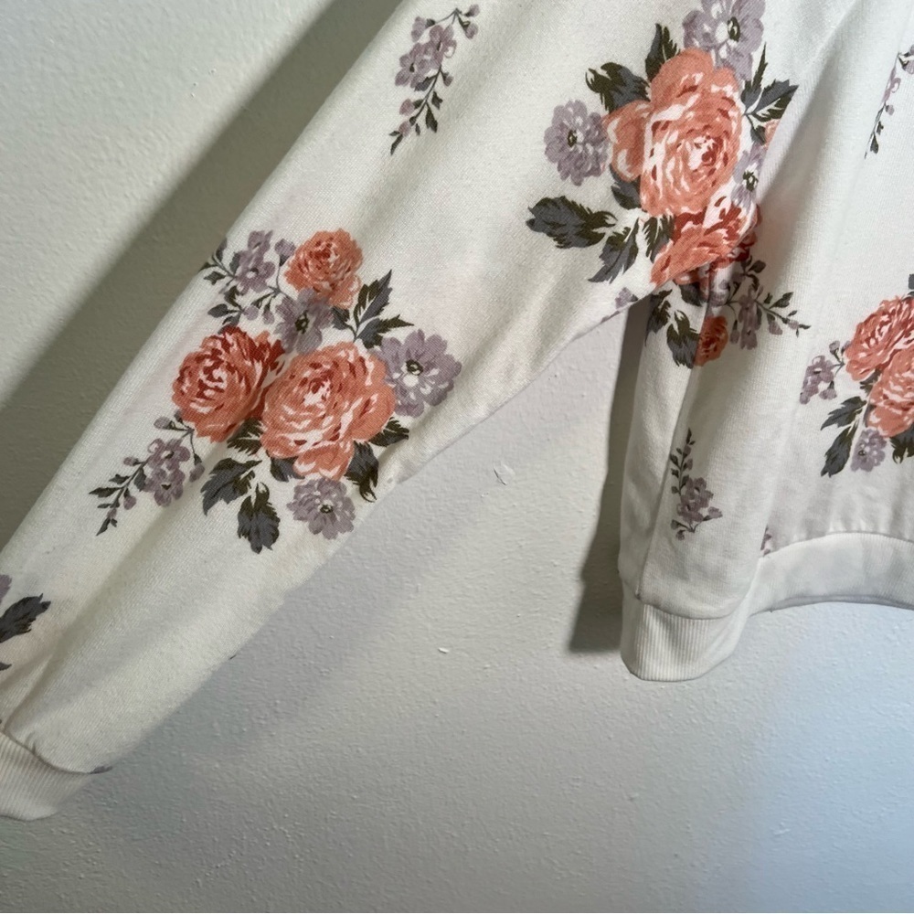 Alya Ginger Floral Crew Neck Sweatshirt - Picture 8 of 12